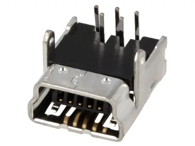 USB-B-MINI-PCB-HORIZONTAL